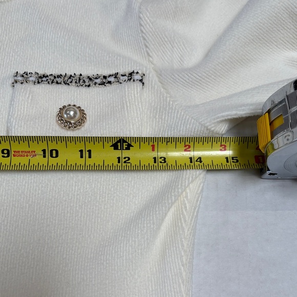 SHEIN Cream Ribbed Knit Top - Picture 7 of 11